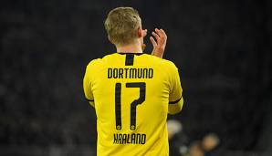 Erling Haaland traf in seinen ersten sechs Spielen für den BVB neunmal.