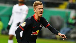 Machte sein erstes Pflichtspieltor für RB Leipzig im DFB-Pokal gegen Eintracht Frankfurt: Dani Olmo.