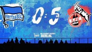 22. Februar 2020: Die Hertha verliert unter Leitung von Interimstrainer Alexander Nouri mit einer desolaten Leistung krachend mit 0:5 gegen den 1. FC Köln.