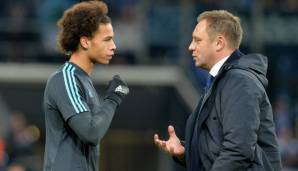 Andre Breitenreiter coachte Leroy Sane auf Schalke.