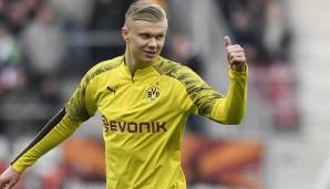 Daumen hoch fürs Comeback: Erling Haaland wird dem BVB im kommenden Jahr gleich zu Beginn des Januars wieder zur Verfügung stehen.