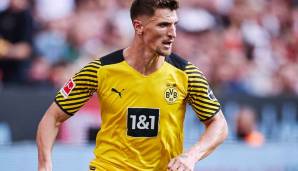 THOMAS MEUNIER: Durchschnittsnote nach 7 bewerteten Pflichtspielen - 3,21.