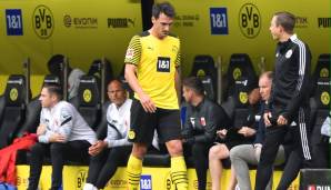 Mats Hummels nach seiner Auswechslung gegen den FC Augsburg.