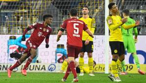 Eine Minute vor der Pause brachte Kingsley Coman den FC Bayern in Führung.