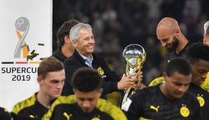 TRAINER - LUCIEN FAVRE: Richtig auf ging das Kapitel Favre in Dortmund nie. Knapp ein Jahr später zog der BVB nach einem 1:5 gegen Stuttgart die Reißleine. Der Supercup sollte Favres einziger Titel mit Dortmund bleiben.