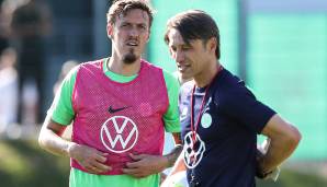 Max Kruse (l.) und Niko Kovac im Trainingslager der Wölfe Ende Juni.