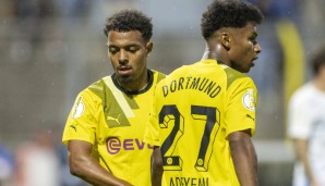 Zwei Sorgenkinder beim BVB: Donyell Malen und Karim Adeyemi.