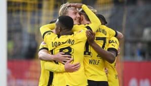 Deutliche Angelegenheit für den BVB: Nach dem 4:1 von Julian Brandt ist die Partie durch.