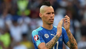 Marek Hamsik flog mit Slowakei gegen Deutschland raus