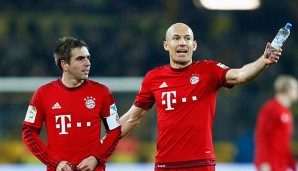 Philipp Lahm und Arjen Robben konnten während der EM gut regenerieren