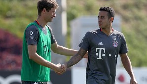 Thomas Müller (l.) könnte von der Verletzung Thiagos profitieren