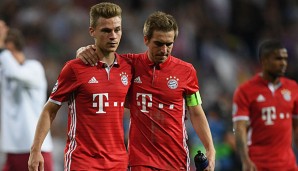 Philipp Lahm fordert die Mitspieler auf, jetzt das Double zu holen