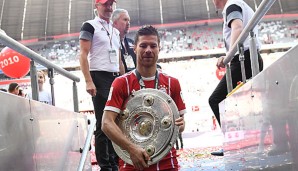 Zum Abschluss seiner Karriere darf Xabi Alonso die Meisterschaft feiern