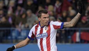 PLATZ 7 - Mario Mandzukic: 2014 für 22 Millionen Euro zu Atletico Madrid