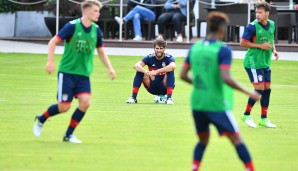 Javi Martinez gönnte sich zwischendurch auch mal ein Päuschen