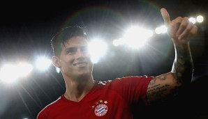 James Rodriguez spielt bei Bayern München