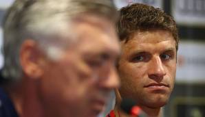 Thomas Müller weiß nicht, was Carlo Ancelotti von ihm will