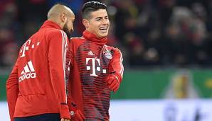 James Rodriguez spielt beim FC Bayern