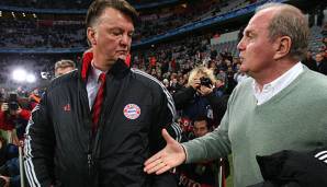 Louis van Gaal und Uli Hoeneß haben ein angespanntes Verhältnis.