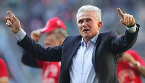 Jupp Heynckes sicherte sich mit dem FC Bayern gegen den FC Augsburg vorzeitig die deutschen Meistertitel.