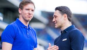 Julian Nagelsmann (l.) wurde lange bei den Bayern gehandelt, Niko Kovac wird deren Trainer.