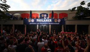 Nach der Feier in der Arena ging's für den FC Bayern weiter zum Nockherberg.