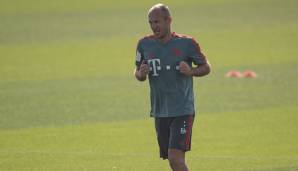 Seine letzten Monate bestanden aus Einzeltraining und Behandlungen: Arjen Robben.