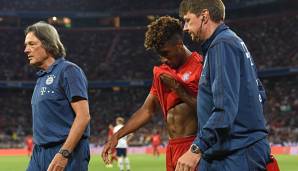 Kingsley Coman musste gegen Tottenham Hotspur verletzt runter.