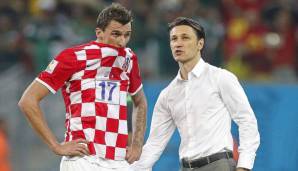 Mario Mandzukic und Niko Kovac kennen sich bestens.