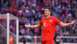 Robert Lewandowski erzielte in dieser Saison elf der 22 Pflichtspieltoren des FC Bayern München.