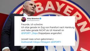 Heißester Kandidat war aber bald der Comedy-Autor Micky Beisenherz, der bereits mehrfach als ausgezeichneter Hoeneß-Parodist aufgefallen war. Aber der war doch im Zug.