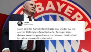 "Brazzo" hat nichts getan und nichts gesagt - und steht trotzdem irgendwie wieder seltsam in der Öffentlichkeit da. Hoeneß sei Dank.