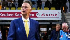 Louis van Gaal tritt mit den Niederlanden gegen Deutschland an.