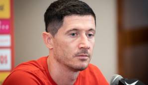 Robert Lewandowski machte auf der Pressekonferenz der polnischen Nationalmannschaft eine klare Ansage: "Meine Zeit bei Bayern ist vorbei."