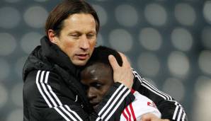 Sadio Mane und sein damaliger Trainer Roger Schmidt.