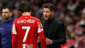 Ein Abgang von Atletico Madrid - auch wegen seines Verhältnisses zu Trainer Diego Simeone - gilt bei Joao Felix fast schon als sicher.