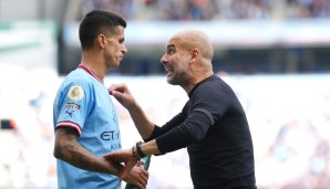 Joao Cancelo Pep Guardiola Man City 2022-23