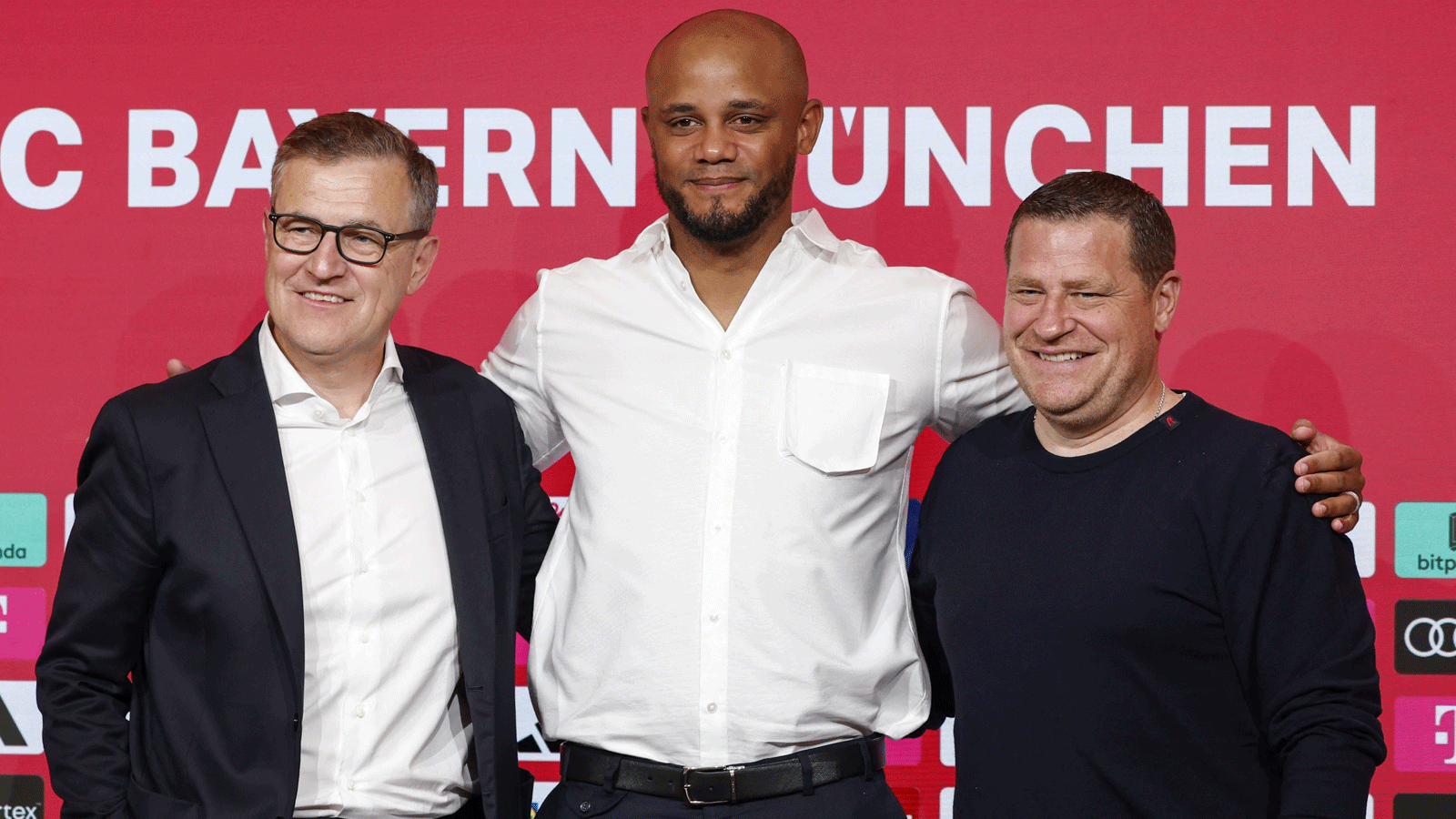 Vincent Kompany, Max Eberl, Jan-Christian Dreesen