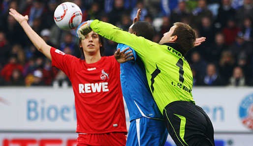 Michael Rensing zeigt für den 1. FC Köln auch bei 1899 Hoffenheim eine starke Leistung