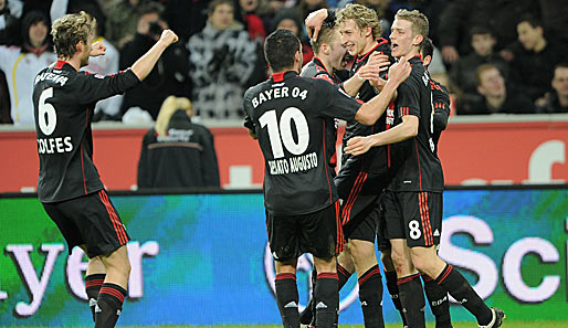 Bayer Leverkusen hatte mit dem VfL Wolfsburg keine Probleme und gewann verdient