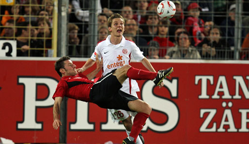 Knappe Sache: Der SC Freiburg gewann das Hinspiel gegen Mainz 05 mit 1:0