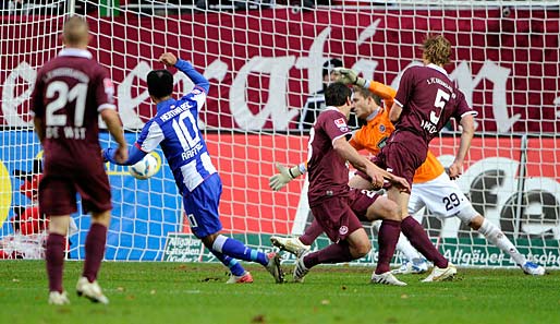 Raffael erzielte den 1:1 Endstand in einem schwachen Bundesligaspiel