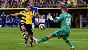 Henrikh Mkhitaryan erzielte nach langer Durststrecke das 2:0 für den BVB