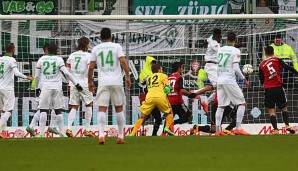 Benjamin Hübner (r.) brachte Ingolstadt schon früh in Führung