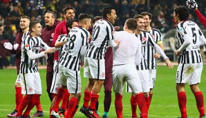 Eintracht Frankfurt schiebt sich in der Tabelle auf Rang drei