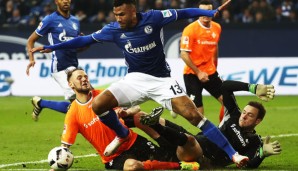 Eric Maxim Choupo-Moting verschoss vor der Pause einen Elfmeter