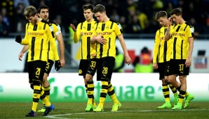 Hängende Köpfe gab's beim BVB nach der Niederlage in Darmstadt