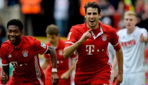 Javi Martinez erzielte in Köln sein erstes Saisontor für den FC Bayern