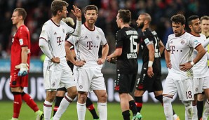 Thomas Müller wirkte auch gegen Leverkusen in der Sturmspitze glücklos