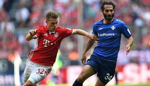 Joshua Kimmich (l.) war bärenstark, Hamit Altintop vergab einen Foulelfmeter